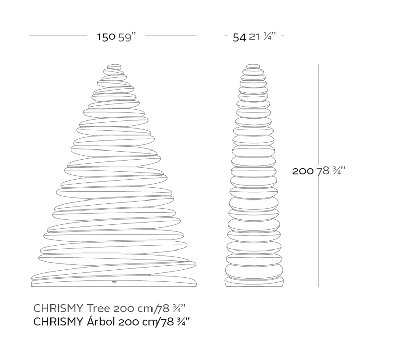 Sapin lumineux Vondom sur Barazzi.fr