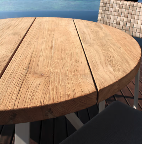 Table à manger rectangulaire en bois L120 - LETA