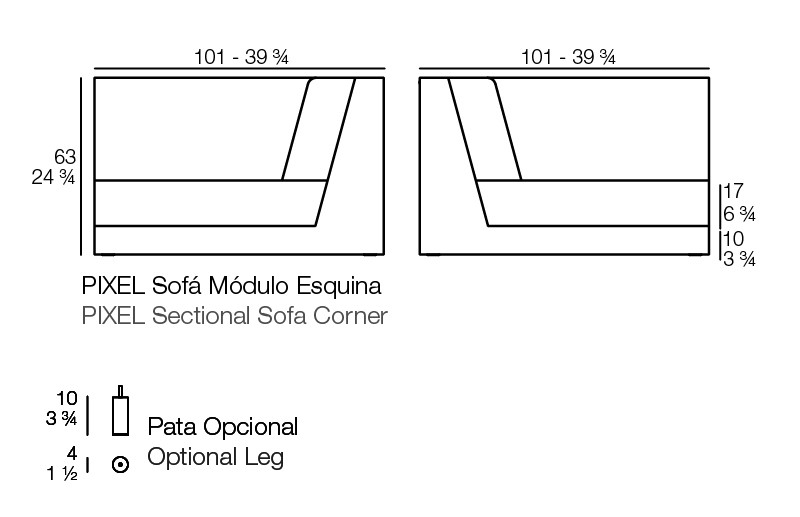 Module Canapé Angle