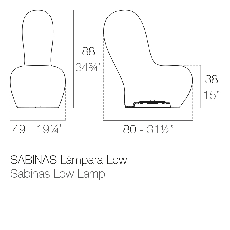 SABINAS LAMP LOW
