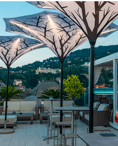 Parasol terrasse professionnel